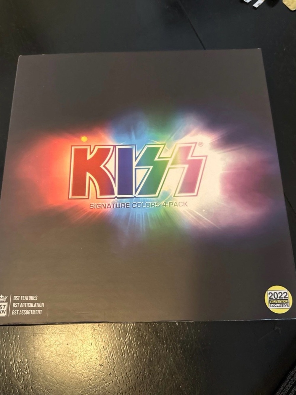 Kiss Logo Signature Colors Box Set - Red Blue Green Purple
